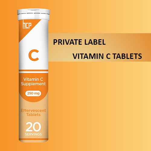 Private Label Vitamin C Tablets Manufacturer and Third Party Supplier